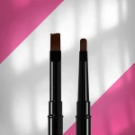 STALEKS -   Pędzelek dwustronny EXPERT do żelu 7 mm / do żelu 10 mm "NBE-04/08"