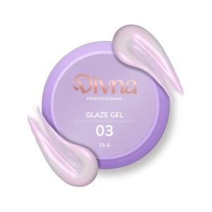 DIVNA - Żel budujący Glaze Gel 03, 15g 