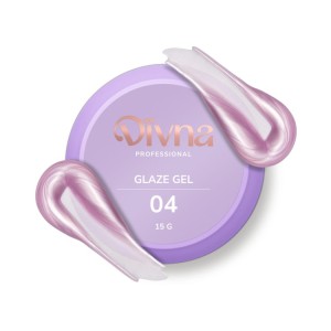 DIVNA - Żel budujący Glaze Gel 04, 15g 