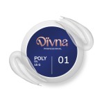 DIVNA - PolyGel 01, 15 g Clear