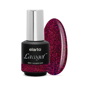 ELARTO - Lakier hybrydowy Lacogel Violetines nr 651 7ml