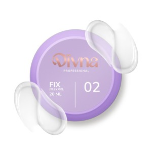 DIVNA - żel o konsystencji galaretki Fix Jelly Gel 02, 20 ml (przezroczysty)