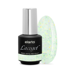 ELARTO - lakier hybrydowy Lacogel 668 Minty Bonbon "CANDY LAND"