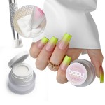 CLAVIER - Baby Boomer żel 3w1 Clavier, Ombre, Art, Stamps, R07 „Lime”, 3g 