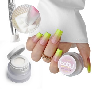 CLAVIER - Baby Boomer żel 3w1 Clavier, Ombre, Art, Stamps, R07 „Lime”, 3g 