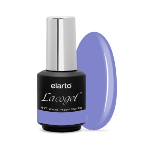 ELARTO - LAKIER HYBRYDOWY LACOGEL 877 CISZA PRZED BURZĄ (nebiski) 7ML  "JESIENNE KAPRYSY"