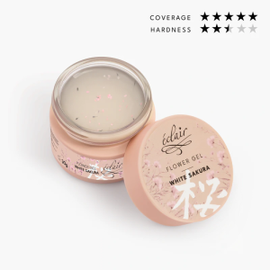 ECLAIR - żel budujący Flower Gel WHITE SAKURA 30g
