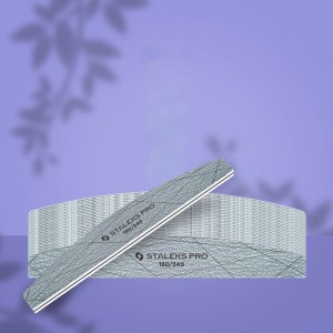 STALEKS -  Mineralny pilnik do paznokci półksiężyc SMART 40 180/240 grit (25 szt.)