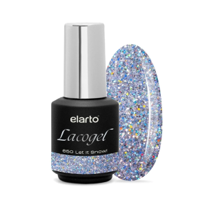 ELARTO - Lakier hybrydowy Lacogel Let it snow! nr 650 7ml "WINTER WONDERLAND"