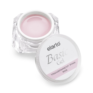 ELARTO - żel bazowy i budujący BASIC GEL TRANSPARENT PINK 50G