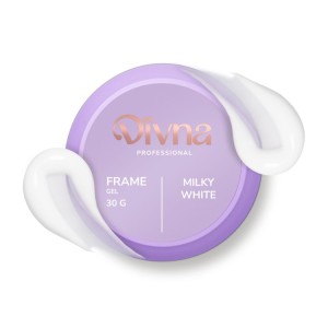DIVNA - żel budujący Frame Gel Milky White 30g