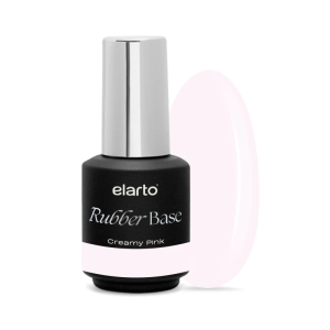 ELARTO - Baza hybrydowa Rubber Base Creamy Pink 15ml