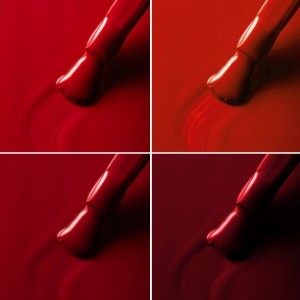ELARTO - zetsaw 4 lakierów hybrydowych RED OBSESSION