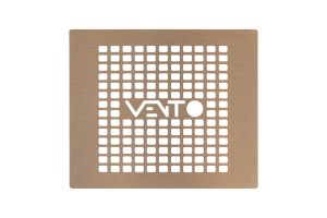 VENTO - złota kratka do pochłaniacza, prostokątna