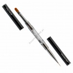 EXCELLENT PRO - Pędzelek 2in1 z cyrk. Long Oval #4 Deco #9